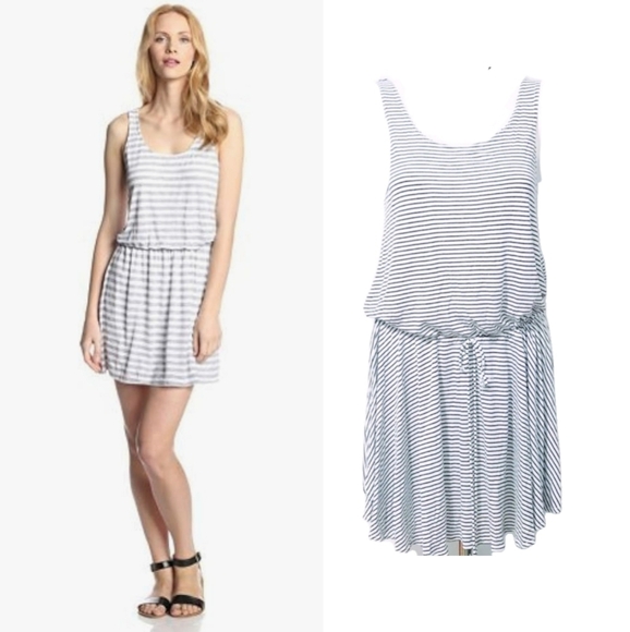 🆕️ J Crew Jersey Dress with Adjustable Waist Tie-strings. 100% Rayon. NWT - Picture 2 of 11